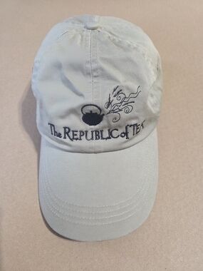 The Republic of TEA Baseball Cap Embroidered Hat Men Women By Anvil